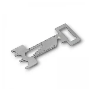 Abridor Multi Ferramentas Personalizado | Dimensões (L x A x P): 4.6 x 11.2 x 0.2 | Peso = 40 g