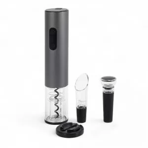 Abridor Saca-Rolhas Automático Personalizado | Dimensões (L x A x P): 4.5 x 22.5 x 4.5 | Peso = 440 g
