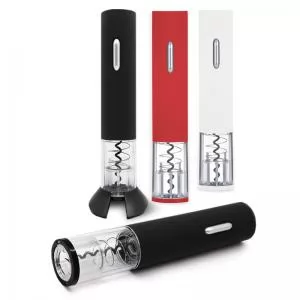 Abridor Saca-Rolhas Automático Personalizado | Dimensões (L x A x P): 7.5 x 24.8 x 8.8 | Peso = 262 g