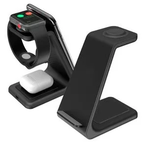 Base de Carregamento Wireless Personalizada | Dimensões (L x A x P): 7.0 x 13.0 x 11.5 | Peso = 155 g