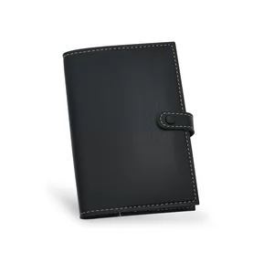 Bloco de Anotações  sem Pautas Material Sintético Personalizado | Dimensões (L x A x P): 9.5 x 14.8 x 1.3 | Peso = 60 g