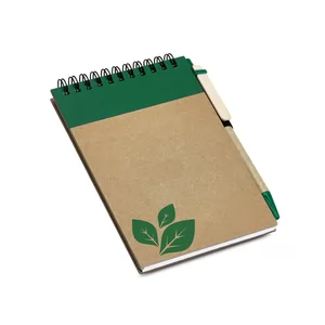 Bloco de Anotações com Caneta Personalizado | Dimensões (L x A x P): 10.5 x 14.4 x 0.7 | Peso = 86 g