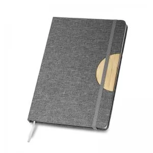 Bloco de Anotações com Pauta Personalizado | Dimensões (L x A x P): 14.6 x 21.3 x 1.5 | Peso = 290 g
