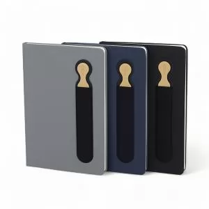 Bloco de Anotações com Pautas Personalizado | Dimensões (L x A x P): 14.3 x 21.4 x 1.4 | Peso = 220 g