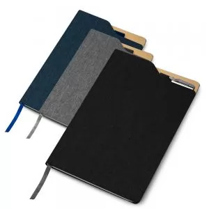 Bloco de Anotações com Pautas Personalizado | Dimensões (L x A x P): 14.8 x 21.4 x 1.4 | Peso = 260 g