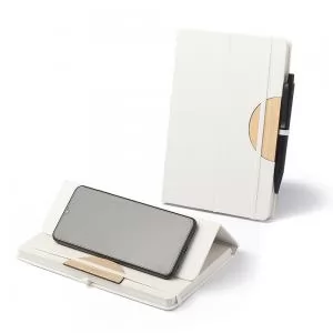 Bloco de Anotações Ecológico Personalizado | Dimensões (L x A x P): 14.8 x 21.4 x 1.4 | Peso = 310 g