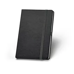 Bloco Personalizado com Capa em Material Sintético | Dimensões (L x A x P): 13.8 x 21.5 x 1.3 | Peso = 307 g