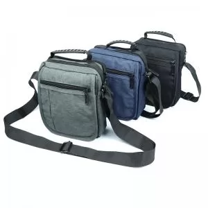 Bolsa à Tiracolo Personalizada | Dimensões (L x A x P): 19.0 x 21.5 x 3.0 | Peso = 238 g