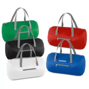 Bolsa Esportiva Dobrável Personalizada | Dimensões (L x A x P): 23.0 x 39.0 x 23.0 | Peso = 63 g