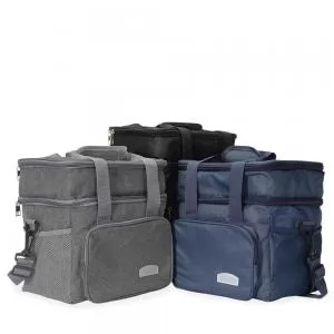 Bolsa Térmica Personalizada | Dimensões (L x A x P): 24.5 x 24.5 x 19.0 | Peso = 370 g
