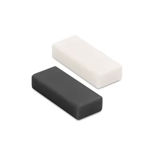 Borracha Retangular Personalizada | Dimensões (L x A x P): 2.2 x 5.5 x 1.2 | Peso = 15 g