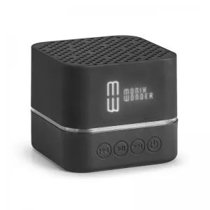 Caixa de Som Personalizada | Dimensões (L x A x P): 5.9 x 5.9 x 5.1 | Peso = 260 g