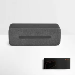 Caixa de Som Personalizada | Dimensões (L x A x P): 19.6 x 7.3 x 3.5 | Peso = 700 g
