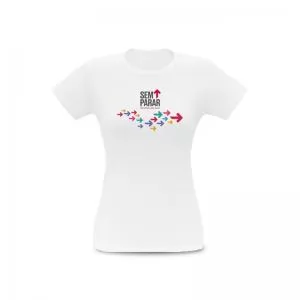 Camiseta Feminina Personalizada | Dimensões (L x A x P): 44.0 x 62.0 x 0.0 | Peso = 160 g
