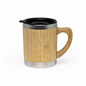 Caneca de Inox Personalizada | Dimensões (L x A x P): 11.8 x 10.7 x 8.2 | Peso = 150 g