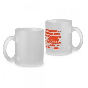 Caneca de Vidro Personalizado | Dimensões (L x A x P): 8.0 x 9.7 x 8.0 | Peso = 340 g