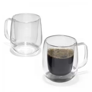 Caneca de Vidro Personalizado | Dimensões (L x A x P): 11.8 x 9.6 x 8.6 | Peso = 160 g