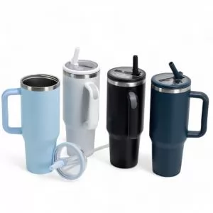 Caneca Térmica Personalizada | Dimensões (L x A x P): 14.8 x 26.0 x 10.0 | Peso = 540 g