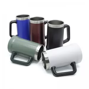 Caneca Térmica Personalizada | Dimensões (L x A x P): 14.8 x 17.2 x 9.9 | Peso = 346 g