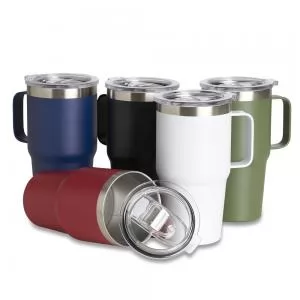 Caneca Térmica Personalizada | Dimensões (L x A x P): 11.5 x 17.5 x 9.0 | Peso = 372 g