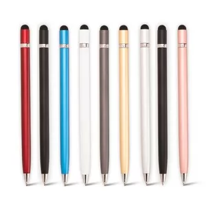 Caneta de Metal com Ponteira Touch Personalizada | Dimensões (L x A x P): 0.9 x 14.9 x 0.0 | Peso = 14 g
