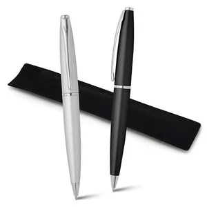 Caneta de Metal Personalizada | Dimensões (L x A x P): 1.5 x 13.8 x 1.2 | Peso = 22 g