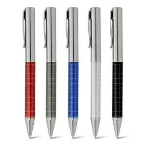 Caneta de Metal Personalizada | Dimensões (L x A x P): 1.3 x 14.1 x 1.1 | Peso = 29 g