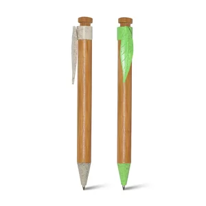 Caneta Ecológica de Bambu Personalizada | Dimensões (L x A x P): 1.6 x 14.5 x 1.2 | Peso = 11 g