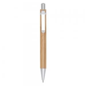 Caneta Ecológica em Bambu Personalizada | Dimensões (L x A x P): 1.3 x 13.5 x 1.6 | Peso = 12 g