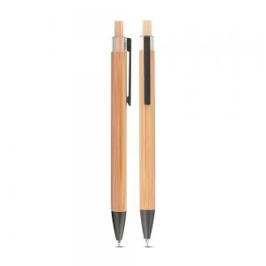 Caneta Ecológica em Bambu Personalizada | Dimensões (L x A x P): 1.2 x 14.0 x 1.0 | Peso = 10 g