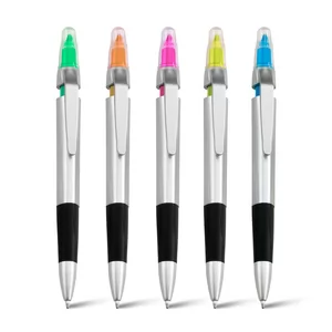 Caneta Marca Texto Personalizada | Dimensões (L x A x P): 1.6 x 13.8 x 1.3 | Peso = 9 g