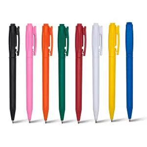 Caneta Plástica Personalizada | Dimensões (L x A x P): 1.6 x 13.6 x 1.2 | Peso = 6 g
