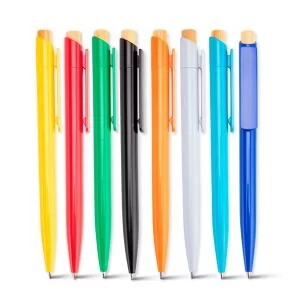Caneta Plástica Personalizada | Dimensões (L x A x P): 1.4 x 14.4 x 1.2 | Peso = 6 g