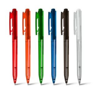 Caneta Plástica Personalizada | Dimensões (L x A x P): 1.4 x 13.5 x 0.9 | Peso = 7 g