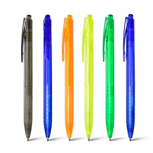 Caneta Plástica Personalizada | Dimensões (L x A x P): 1.2 x 13.8 x 9.0 | Peso = 7 g