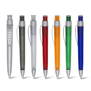 Caneta Plástica Personalizada | Dimensões (L x A x P): 1.3 x 13.5 x 1.0 | Peso = 8 g