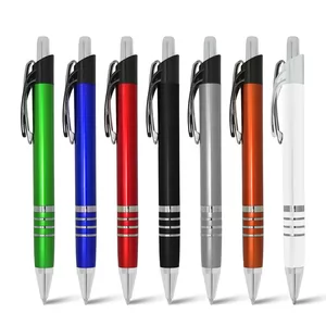 Caneta Plástica Personalizada | Dimensões (L x A x P): 1.3 x 14.0 x 1.2 | Peso = 12 g