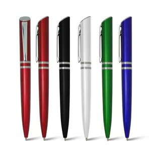 Caneta Plástica Personalizada | Dimensões (L x A x P): 1.3 x 13.5 x 1.0 | Peso = 8 g