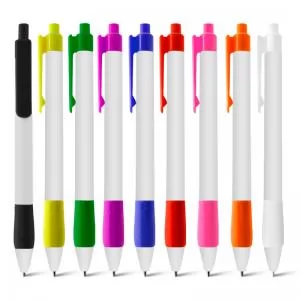 Caneta Plástica Personalizada | Dimensões (L x A x P): 1.1 x 13.5 x 1.3 | Peso = 8 g
