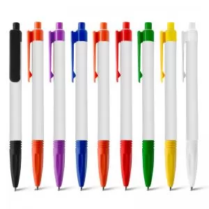 Caneta Plástica Personalizada | Dimensões (L x A x P): 0.9 x 13.5 x 1.3 | Peso = 7 g