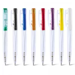 Caneta Plástica Personalizada | Dimensões (L x A x P): 1.1 x 13.3 x 1.7 | Peso = 8 g