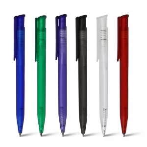 Caneta Plástica Personalizada | Dimensões (L x A x P): 14.5 x 1.2 x 1.0 | Peso = 8 g
