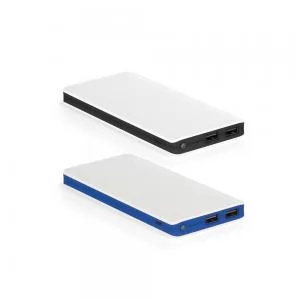 Carregador Portátil Power Bank 10000mAh Personalizado | Dimensões (L x A x P): 7.0 x 14.8 x 1.1 | Peso = 180 g