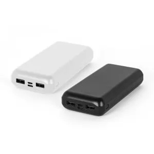 Carregador Power Bank 20000mAh Personalizado | Dimensões (L x A x P): 6.9 x 13.8 x 2.7 | Peso = 400 g