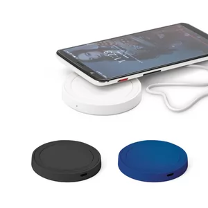 Carregador Wireless Personalizado | Dimensões (L x A x P): 6.9 x 6.9 x 1.0 | Peso = 40 g