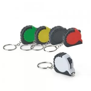 Chaveiro com Trena de 1M Personalizada | Dimensões (L x A x P): 4.0 x 3.8 x 1.4 | Peso = 20 g