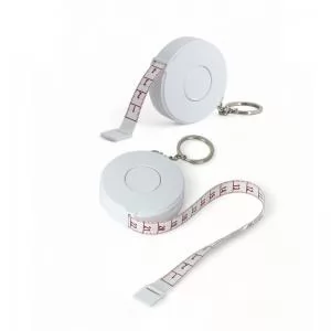Chaveiro com trena de 3 Metros Personalizado | Dimensões (L x A x P): 6.0 x 2.2 x 6.3 | Peso = 55 g