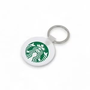 Chaveiro de Acrílico Personalizado | Dimensões (L x A x P): 4.5 x 7.5 x 3.0 | Peso = 8 g