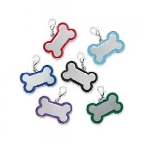 Chaveiro de Metal Personalizado | Dimensões (L x A x P): 4.6 x 3.0 x 0.2 | Peso = 15 g