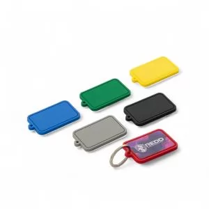 Chaveiro Emborrachado Personalizado | Dimensões (L x A x P): 3.7 x 6.4 x 0.4 | Peso = 15 g